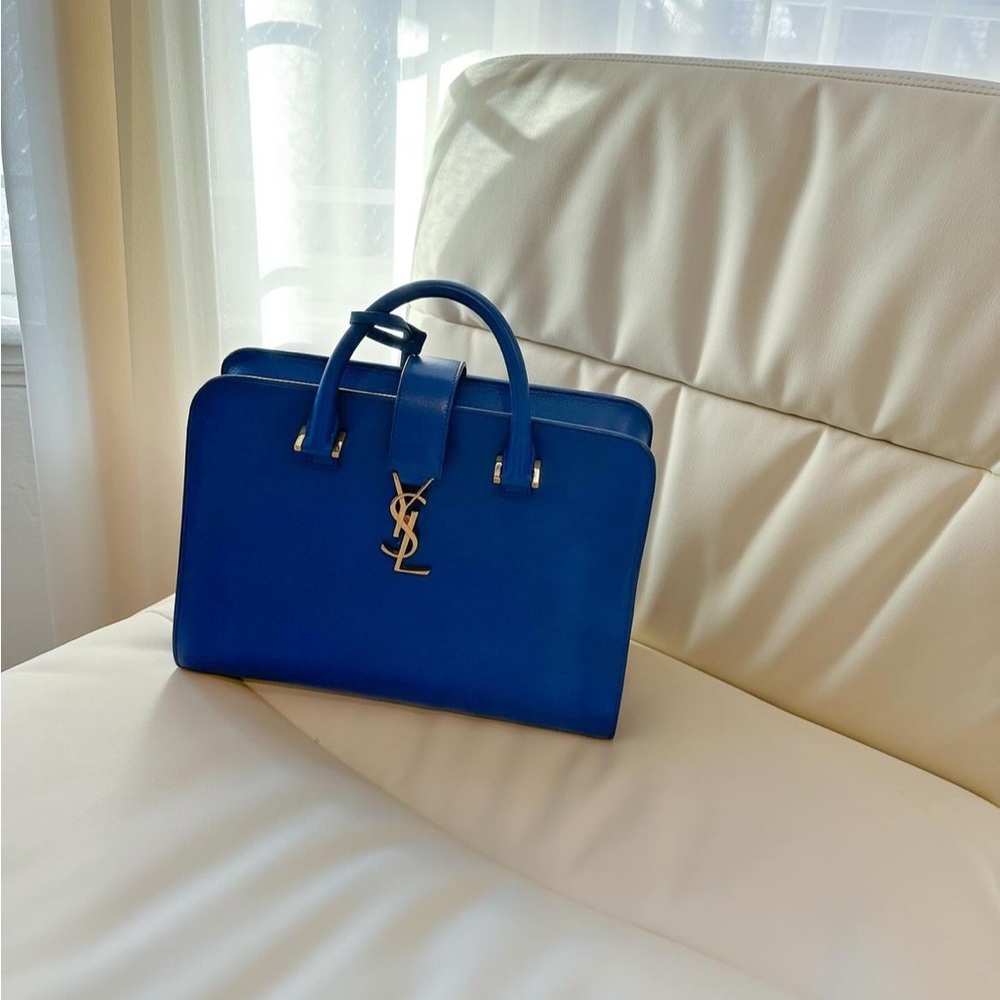 Yves Saint Laurent Vintage - Monogram Cabas Leather Satchel 9️⃣0️⃣0️⃣